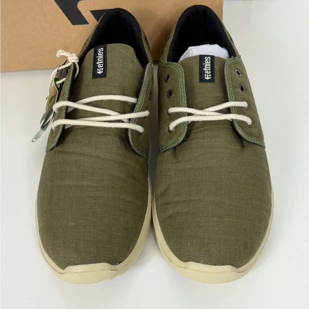 Etnies Scout Skate Men’s Size 10 Olive Tan Gum Sneakers‎ Casual Shoes NIB